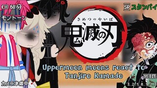 🌝🔥Uppermoons+Muzan👹,React to Tanjiro Kamado🌊☀️(Manga spoiler)Part2!