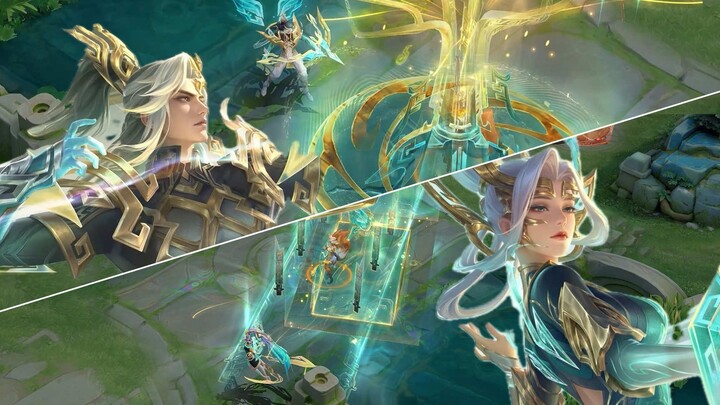 Semuanya gratis! Analisis desain skin kolaborasi Sankungdui untuk Houtou dan Nuwa dalam rangka 10 ta