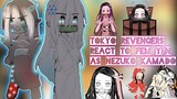 Tokyo revengers react to Fem Y/n as Nezuko Kamado