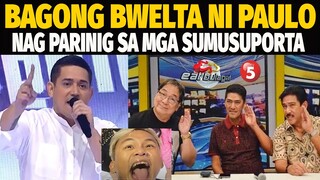 NEW EAT BULAGA FIRST SATURDAY PAULO CONTIS MAY PAHAYAG MENSAHE SA MGA TAGA SUPORTA AT BASHER