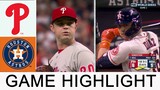 Houston Astros vs. Philadelphia Phillies (10/28/22) WORLD SERIES Game 1| MLB Highlights (Set 9+10)