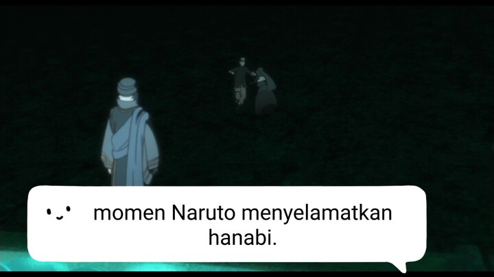 Naruto menyelamatkan hanabi dari tangan Toneri. #Naruto shipuden