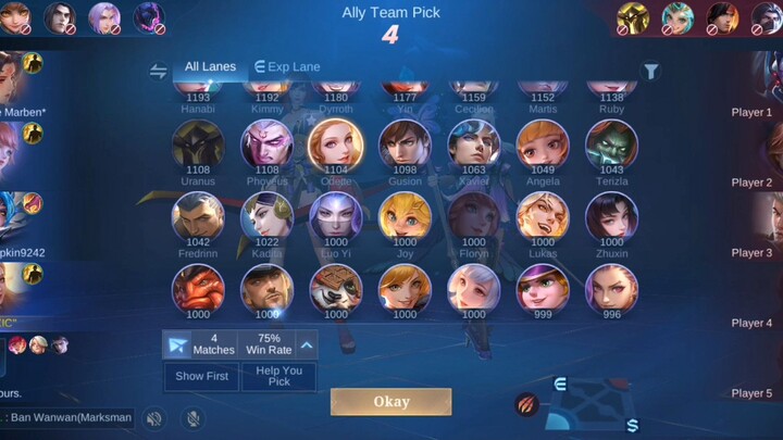 Odette Exp line