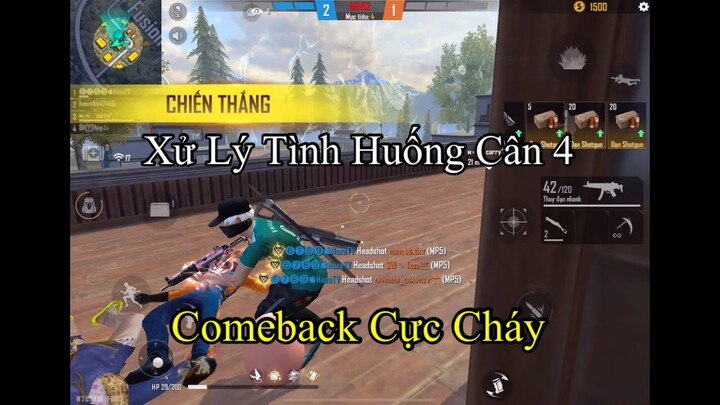 Comeback 🥰 Highlight Xử Lý Khi Gặp Team 4 😍 Show Setting + Độ Nhạy ob33