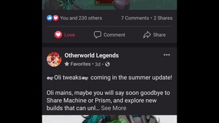 NEXT UPDATE RELEASE DATE?!? 😱 - Otherworld Legends