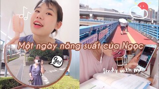 [NgocinTokyo] MỘT NGÀY HỌC ONLINE📝 + ĐI LÀM CÔNG VIỆC MỚI🙆🏻‍♀️ CỦA DU HỌC SINH NHẬT l Gokku Egao