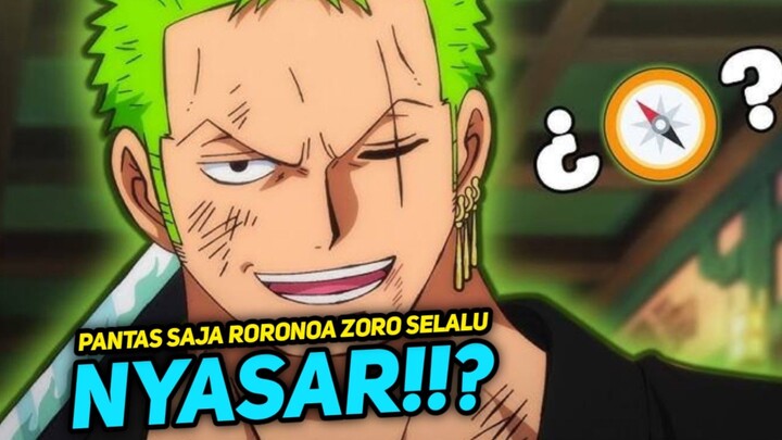 OHH INI DIA ALASAN KENAPA ZORO SELALU NYASAR!!? ONE PIECE TERBARU