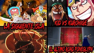 LUFFY Viajará a la Isla de SHIROHIGE | La Lucha por el ULTIMO ROAD PONEGLYPH | ¿KID VS KUROHIGE?