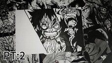 mugiwara no Luffy🔥||Speed draw law,Luffy,kid|| PT:2 monkey D. Luffy