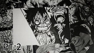 mugiwara no Luffy🔥||Speed draw law,Luffy,kid|| PT:2 monkey D. Luffy
