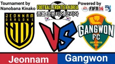 FIFA 14: Football Frontier Korea | Jeonnam VS Gangwon (Group B)