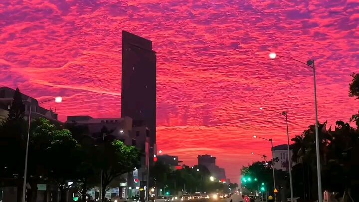 pink sky and you