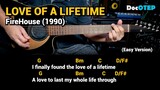 Love Of A Lifetime - FireHouse (Easy Guitar Chords Tutorial with Lyrics)
