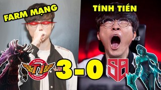 Faker cầm Sát Thủ đánh như lên đồng farm người thay lính, SKT đại thắng | Highlight SKT vs SB FULL