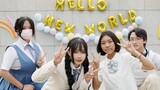 Nhảy cover "Hello New World" tiếng Anh hay tiếng gì, vui là được!