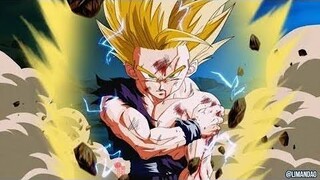 Detik-detik gohan mengeluarkan kekuatan terakhirnya untuk mengalahkan Cell - dragon ball z sub indo