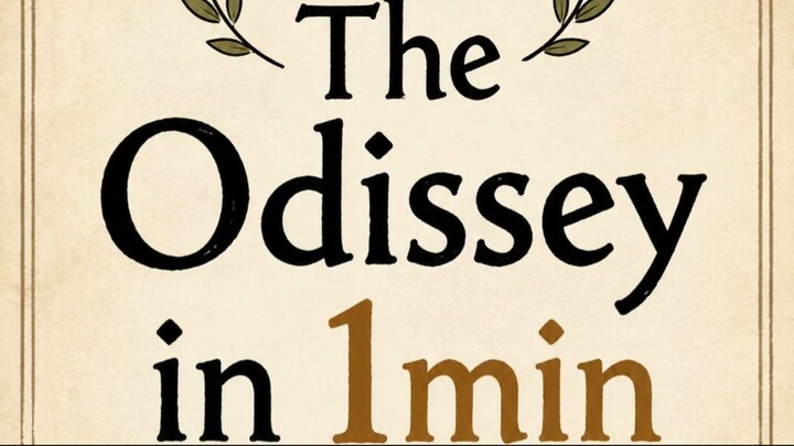 The Odyssey in 1 Minute (Sorta Wrong)
