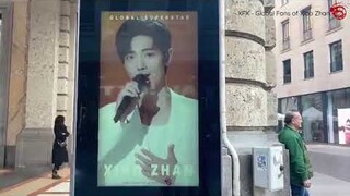 XFX's gift to Xiao Zhan: 2 big screens and 80 digital screens in Milan for Milan Fashion Week 2024