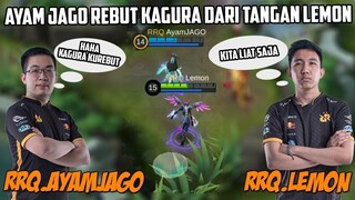 WKWKWK RRQ AYAM JAGO REBUT KAGURA DARI TANGAN LEMON, LIAT SAMPE AKHIR GAME MOBILE LEGENDS INDONESIA