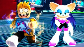 Unlocked ROUGE THE BAT in Roblox Sonic Speed Simulator