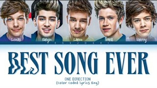 One Direction - Best Song Ever (Color Coded Lyrics) (sped up)