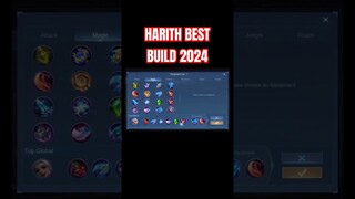 Harith Best Build 2024 (Part 2) #shorts #mlbb