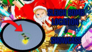 SLEIGH BOMB LOCATION + SHOWCASE | Shindo Life