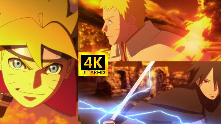 [4K/Kualitas gambar terkuat di seluruh jaringan!] Naruto Boruto New Era tanpa subtitle OP5 ゴｰﾙデﾝﾀｲﾑ