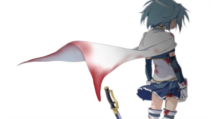 Magical Girl Sayaka is a brave person