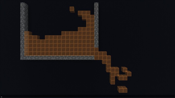[Minecraft] Mô phỏng chất lỏng bằng lệnh nguyên bản (kèm file lưu game)