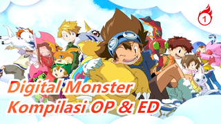 [Digital Monster] Versi Lengkap! OP & ED S1-6 Kompilasi Lagu Evolusi~ Kenangan Masa Kecil_A1