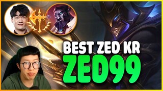 PHÂN TÍCH CÁCH  ZED99 VS GALIO ĐẲNG CẤP CỦA SÁT THỦ HÀNG ĐẦU KOREAN !!!