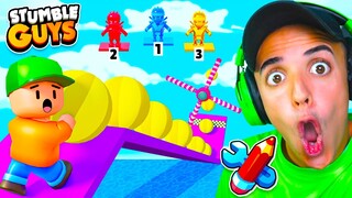 EL MEJOR MAPA del MODO CREATIVO en STUMBLE GUYS! 😨 *mega rampa*