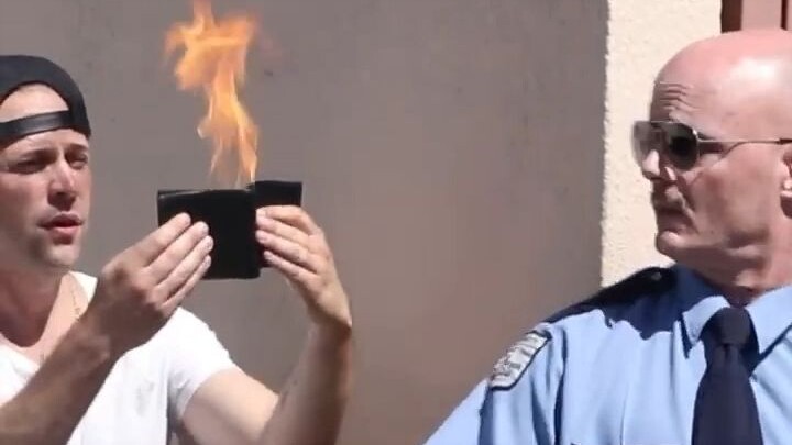“Officer, can I show you another signature move?”