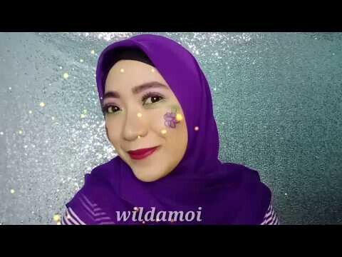 Face painting untuk pemula - face painting menggunakan eyeshadow tema fruit | Wildamoi