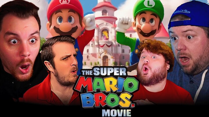 The Super Mario Bros Movie Clip Group REACTION