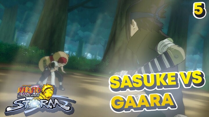 Sasuke melawan Gaara - naruto ultimate ninja storm part 5