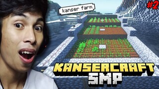 Kansercraft SMP #2 - GUMAWA ako ng AUTOMATIC FARM | (Filipino Minecraft SMP)