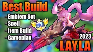 LAYLA BEST BUILD 2023 | TOP 1 GLOBAL LAYLA BUILD | LAYLA - MOBILE LEGENDS | MLBB | PART 4