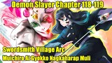 Muichiro at Gyokko Nagkaharap Muli |  Chapter 118-119  Swordsmith Village Arc