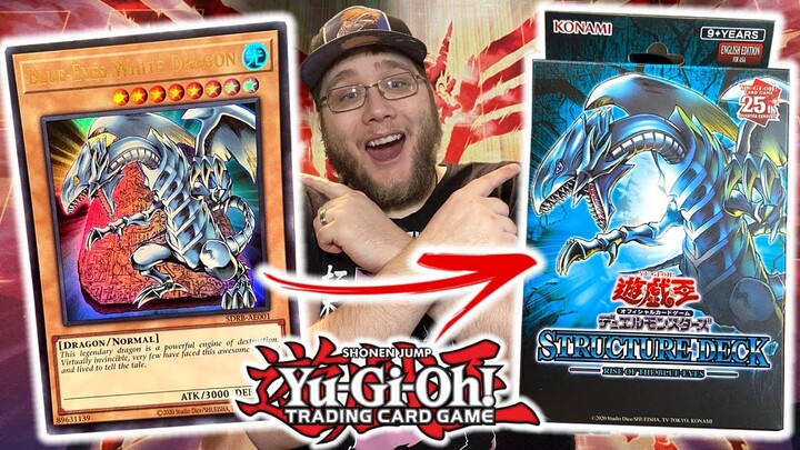 NEW Blue-Eyes English Deck! Yu-Gi-Oh! Rise of the Blue-Eyes Structure Deck Opening!
