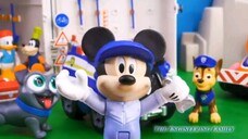 PJ Masks Use Pretend Play Mechanic Mickey to Fix Paw Patrol Cars