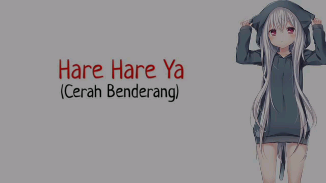 harehare ya lirik terjemah indo