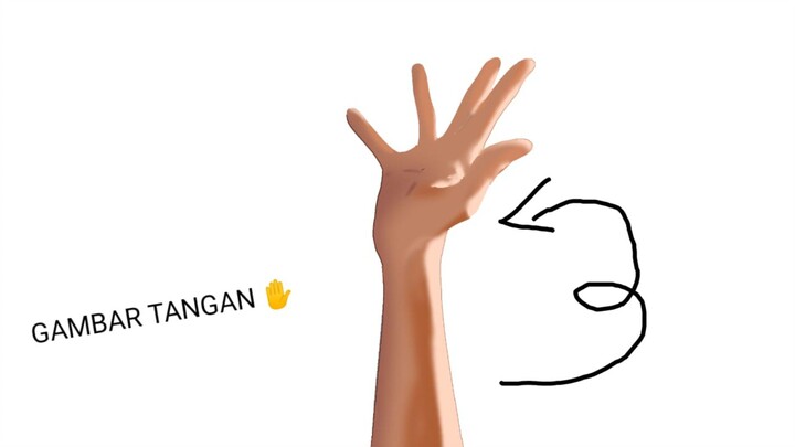 Lagi nganim malah gambar tangan :>