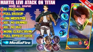 Fixed - Script Skin Martis Levi AOT No Password | Full Effect Voice | Script Martis Levi Terbaru