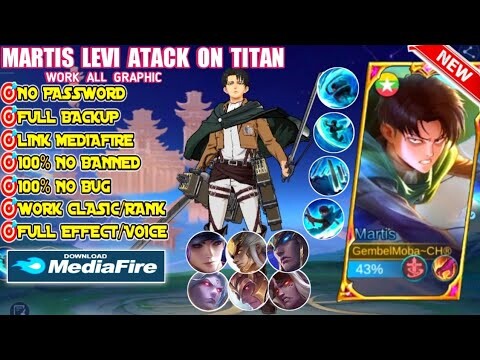 Fixed - Script Skin Martis Levi AOT No Password | Full Effect Voice | Script Martis Levi Terbaru