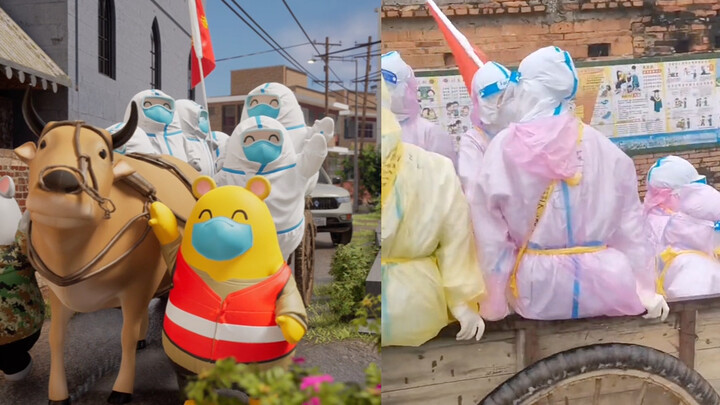 ต้าไป๋นั่งเกวียนครั้งแรก สนุกสุดๆ เลย!