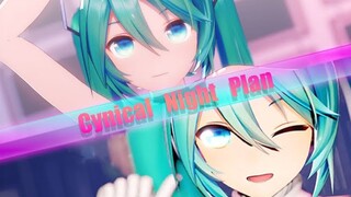 【VOCALOID MMD／4K／60FPS】Hatsune Miku【Cynical Night Plan】