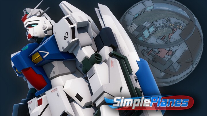 Use the sandbox game [Simple Aircraft] to restore the Gundam GP03 Dendrobium (Part 1) - Core Machine