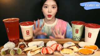 Bánh ngọt và trà sữa Gongcha phần 1 #anngonmoingay